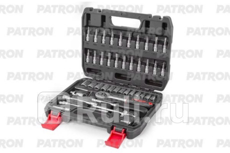 Набор инструментов 46 пр 1/4 inch, 4-14 мм, 6 граней PATRON P-2462-5 для Автотовары, PATRON, P-2462-5