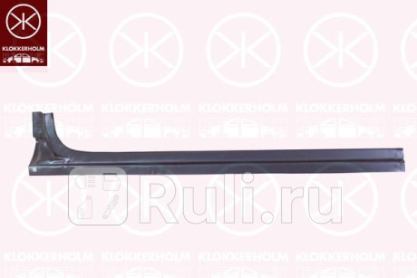3542170 - Ремонтная часть боковой двери (KLOKKERHOLM) Mercedes Vito W639 (2003-2014) для Mercedes Vito W639 (2003-2014), KLOKKERHOLM, 3542170