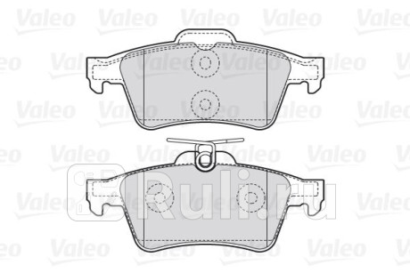 301783 - Колодки тормозные дисковые задние (VALEO) Mazda 3 BM (2013-2019) для Mazda 3 BM (2013-2019), VALEO, 301783