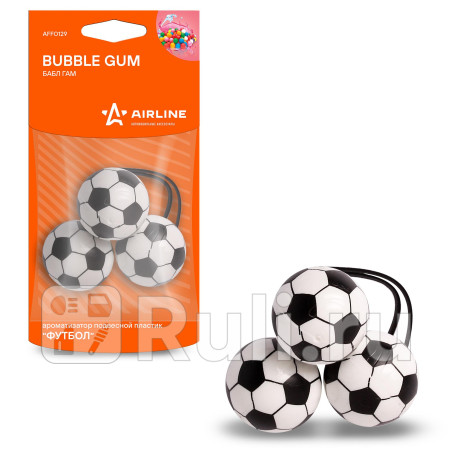 Ароматизатор подвесной (bubble gum) "airline" футбол AIRLINE AFFO129 для Автотовары, AIRLINE, AFFO129