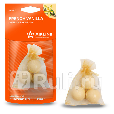 Ароматизатор подвесной (французская ваниль) "airline" (мешочек с гранулами) AIRLINE AFSH116 для Автотовары, AIRLINE, AFSH116