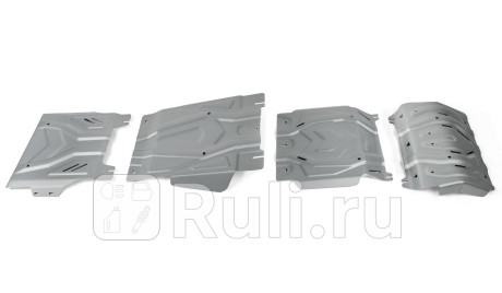 K222.4052.1 - Защиты радиатора+картера+кпп+раздаточной коробки (комплект) (RIVAL) Mitsubishi Pajero Sport (2015-2020) для Mitsubishi Pajero Sport (2015-2021), RIVAL, K222.4052.1
