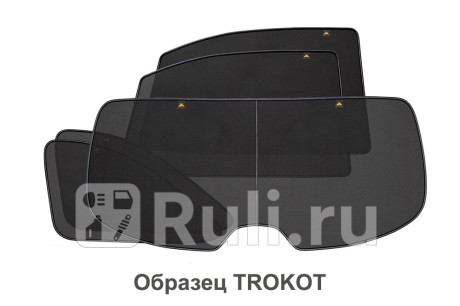 TR0712-09 - Каркасные шторки на заднюю полусферу (TROKOT) Renault Logan 2 (2013-2018) для Renault Logan 2 (2013-2018), TROKOT, TR0712-09