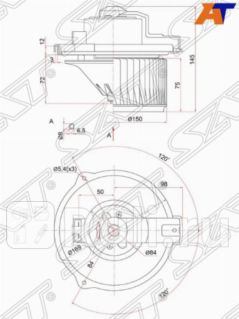 ST-87103-33081 - Мотор печки (SAT) Toyota Ipsum (1995-2001) для Toyota Ipsum (1995-2001), SAT, ST-87103-33081