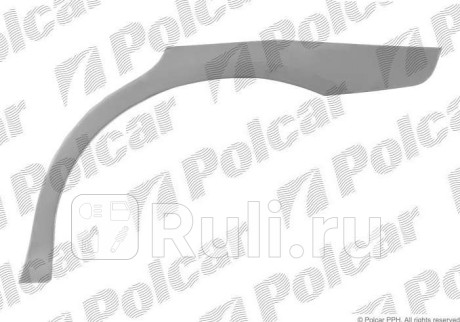 38258325 - Ремонтная арка крыла левая задняя (Polcar) Honda Civic хэтчбек (2001-2003) для Honda Civic EU/EP (2001-2005) хэтчбек, Polcar, 38258325