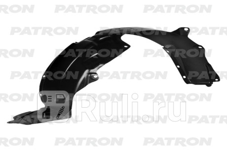 P72-2296AR - Подкрылок передний правый (PATRON) Kia Rio 3 рестайлинг (2015-2017) для Kia Rio 3 (2015-2017) рестайлинг, PATRON, P72-2296AR
