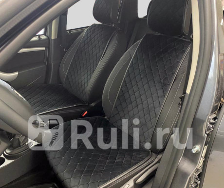 Накидки для сидений велюр размер m (шов красный) (шт) SEINTEX 97633 для Автотовары, SEINTEX, 97633