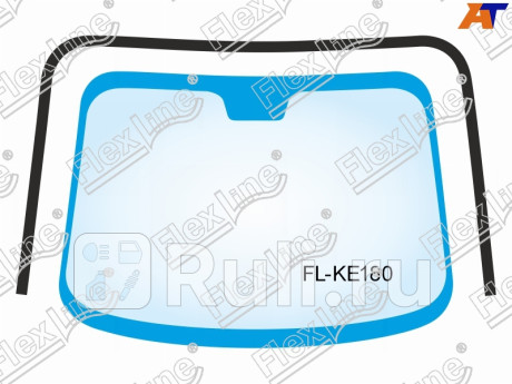 FL-KE180 - Молдинг лобового стекла (FLEXLINE) Toyota Corolla 180 (2014-2016) для Toyota Corolla 180 (2014-2016), FLEXLINE, FL-KE180