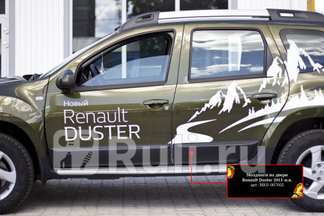 MRD-007002 - Накладки на двери (комплект) (Русская Артель) Renault Duster рестайлинг (2015-2021) для Renault Duster (2015-2021) рестайлинг, Русская Артель, MRD-007002