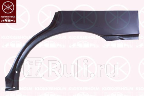 6732583 - Ремонтная арка крыла левая задняя (KLOKKERHOLM) Subaru Impreza GD/GG (2000-2007) для Subaru Impreza GD/GG (2000-2007), KLOKKERHOLM, 6732583