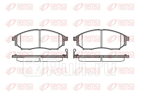 0852.14 - Колодки тормозные дисковые передние (REMSA) Nissan Qashqai j11 (2013-2021) для Nissan Qashqai J11 (2013-2021), REMSA, 0852.14