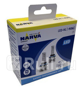 180363000 - Светодиоды 12/24V H11/H8/H16 6500K Range Performance LED Fog 18036 NARVA для Автомобильные лампы, NARVA, 180363000