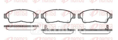 0402.02 - Колодки тормозные дисковые передние (REMSA) Toyota Solara (1998-2003) для Toyota Solara (1998-2003), REMSA, 0402.02