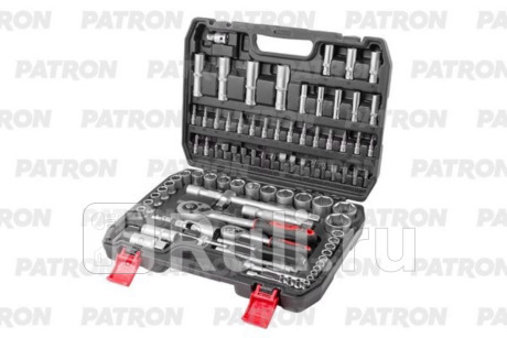 Набор инструментов 94 пр 1/4 inch, 1/2 inch, 4-32 мм, 6 граней PATRON P-4941-5 для Автотовары, PATRON, P-4941-5